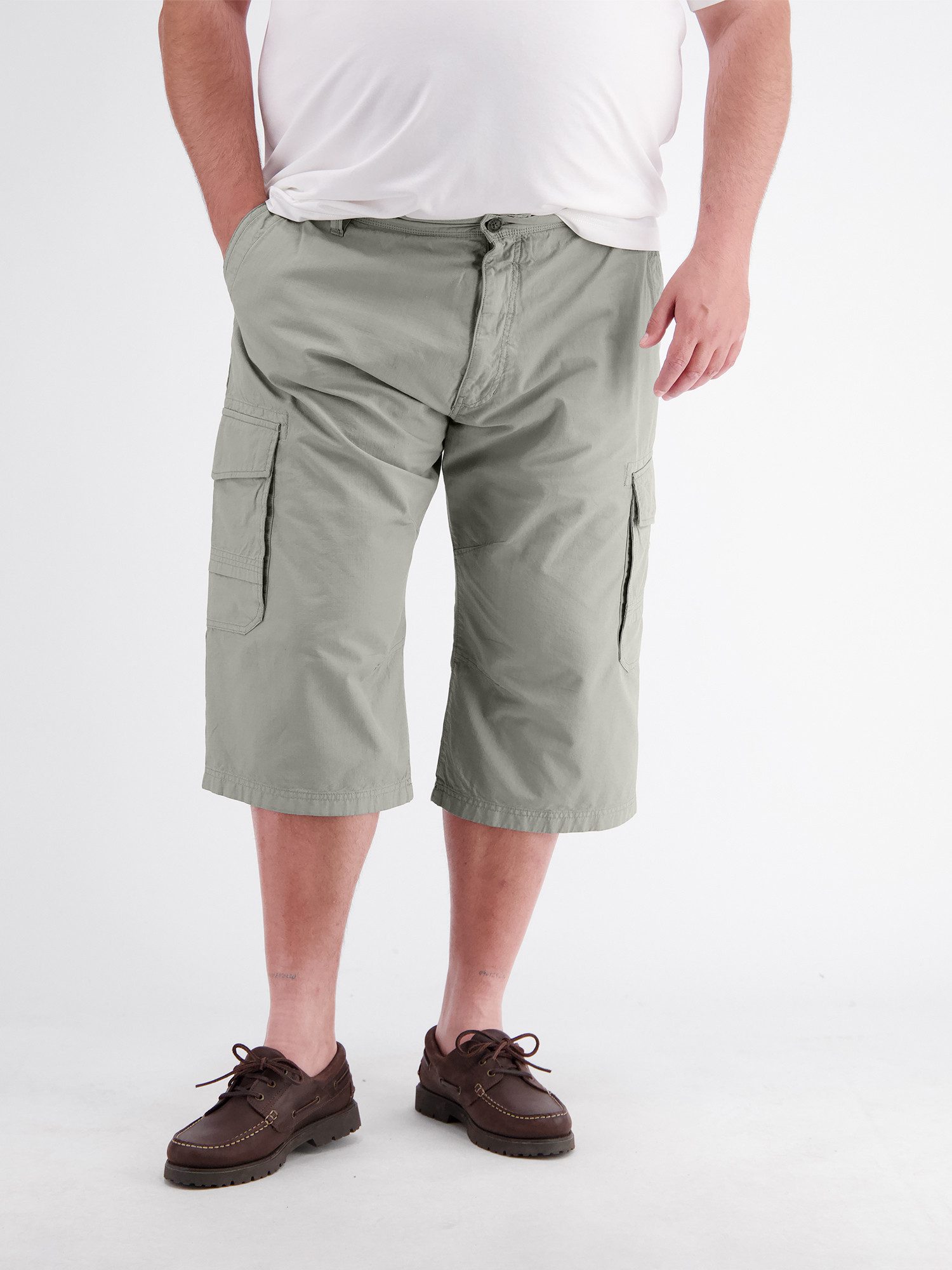Cargobermudas Lang-Bermuda mit Cargotaschen, grosse Größen