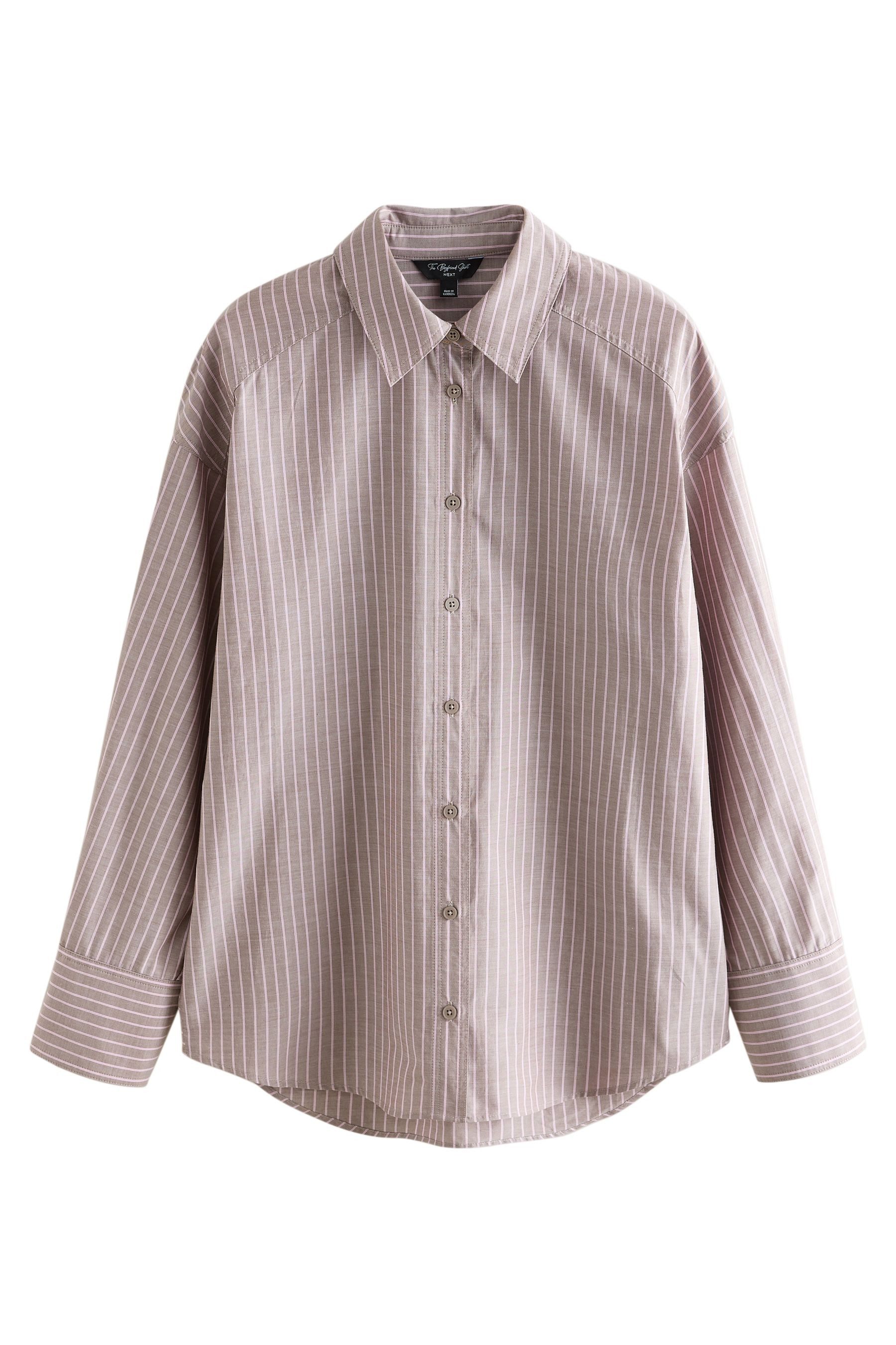 Next Langarmhemd Oversized Fit Boyfriend-Hemd mit langen Ärmeln (1-tlg)