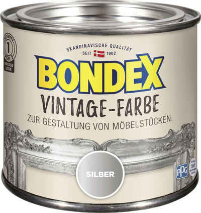 Bondex Holzschutzlasur Bondex Vintage-Holzfarbe silber 375 ml