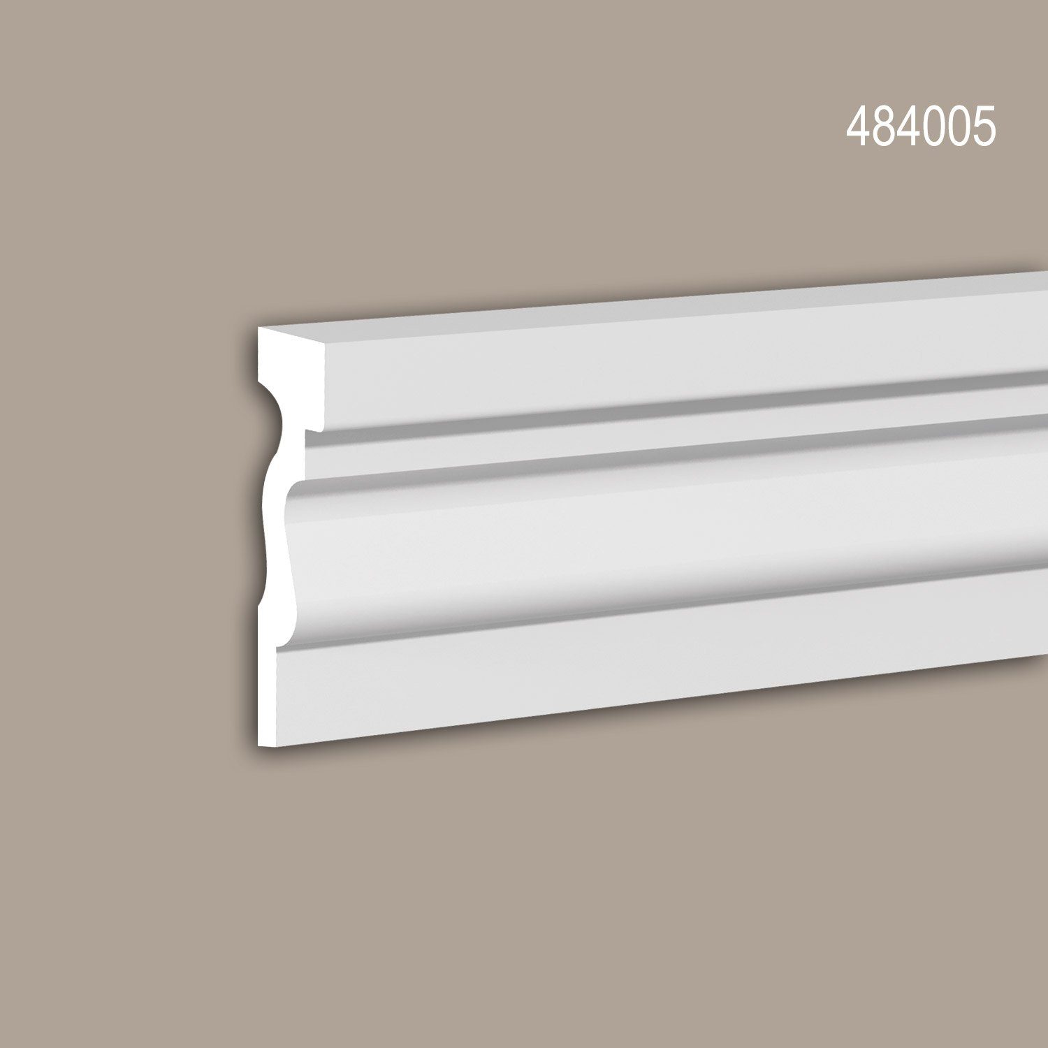 Profhome Zierleiste 484005 Gewände Fassadenprofil Stuckleiste Fassadenelement 2 m, kleben, Polyurethan Hartschaum, 1-St., 1 x Stuckleiste, Gewände Fassadenleiste Stuckleiste Außenstuck Profilleiste 2 Meter