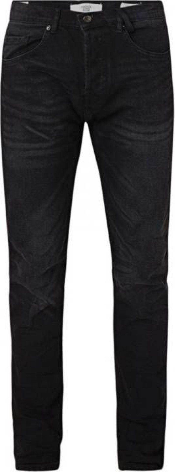 America Today Slim-fit-Jeans Neil Selvedge Stretch-Selvedge, verwaschener schwarzer Denim