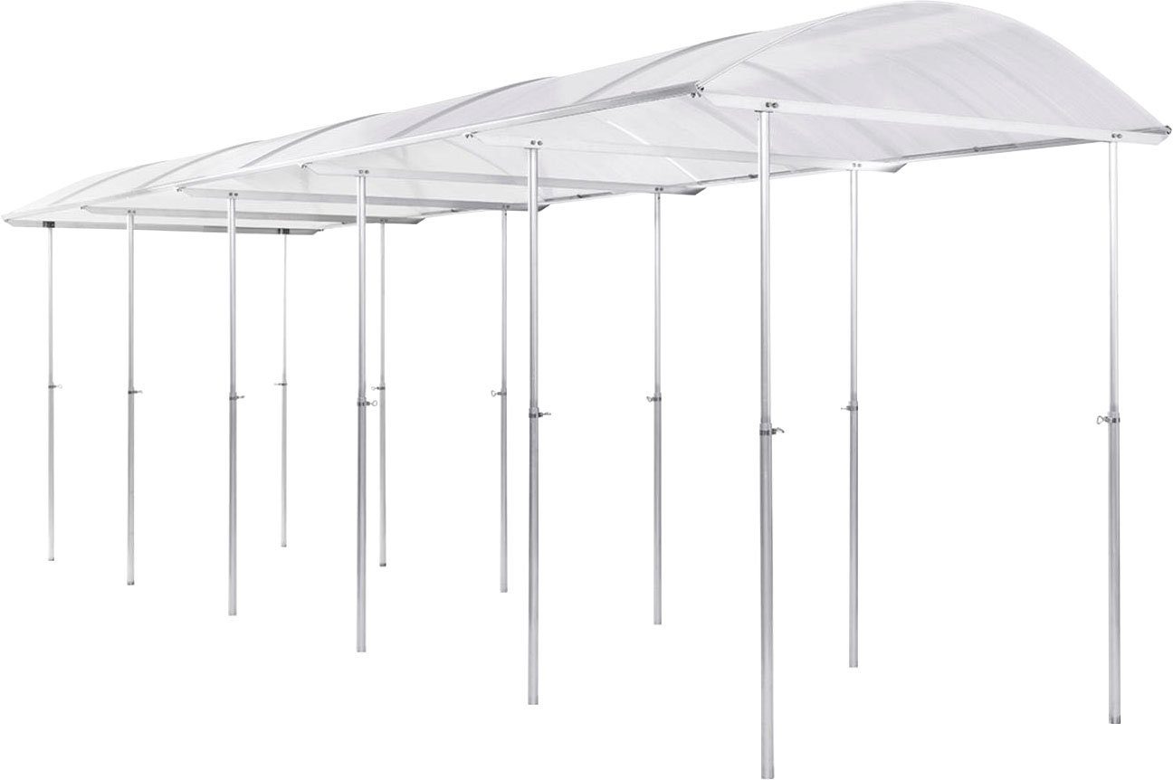 Beckmann Pflanzenschutzdach Modell 2, BxTxH: 150 x 500 x 180 cm, höhenverstellbar 80-180 cm