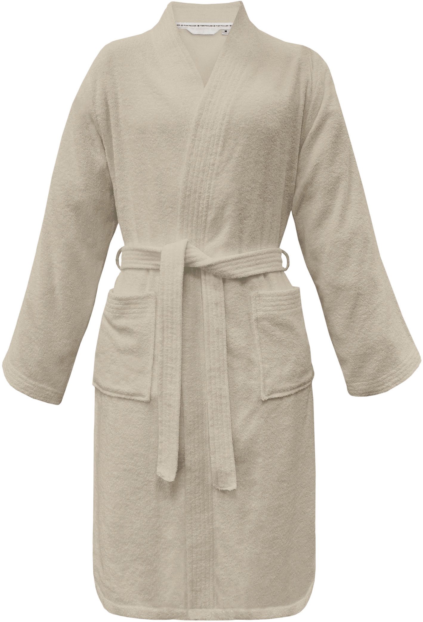 TOM TAILOR HOME Bademantel Kimono COLOR BATH, Langform, Frottier, Gürtel günstig online kaufen