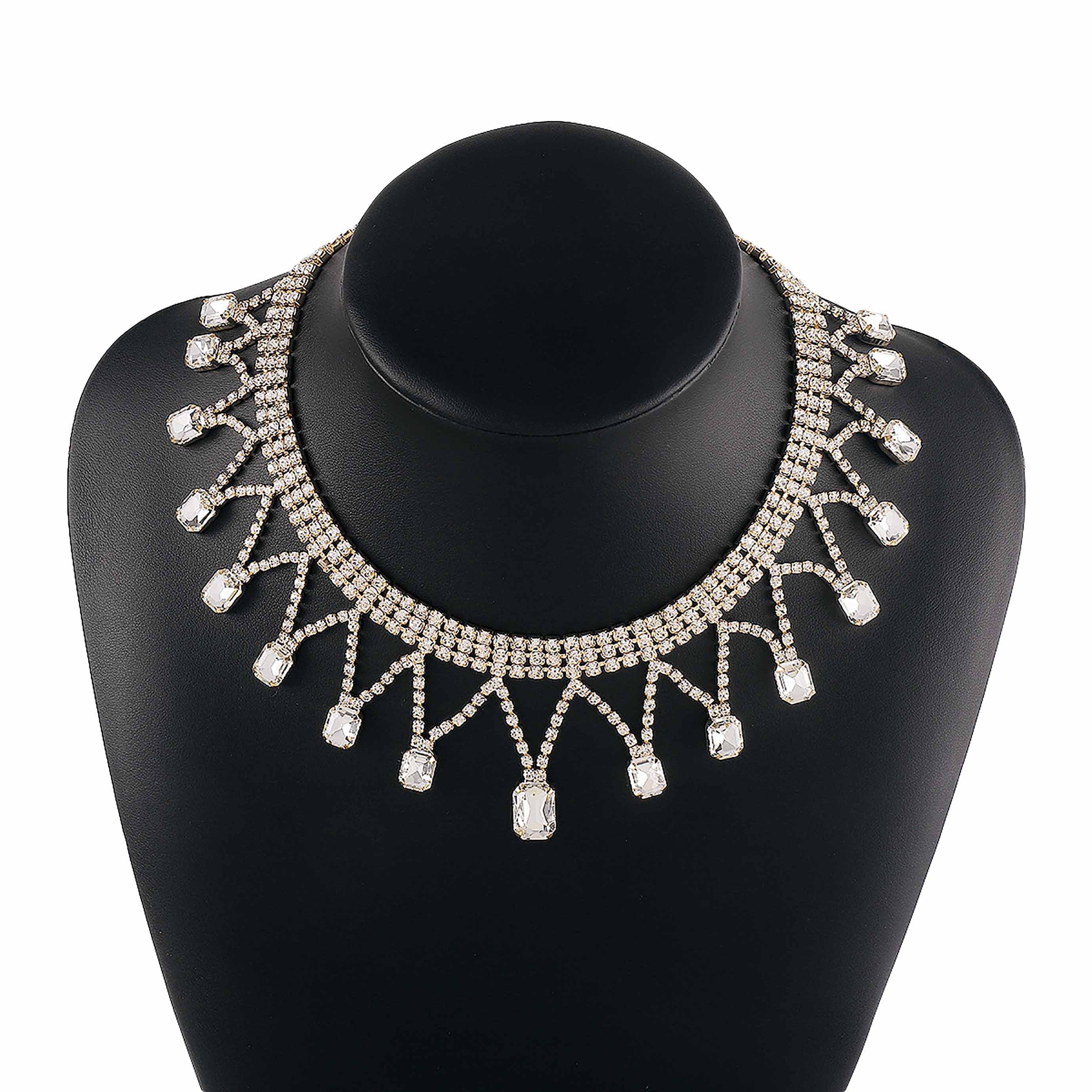 für Halskette Diamant Frauen Choker Nachahmung Kreative Anhänger SRRINM