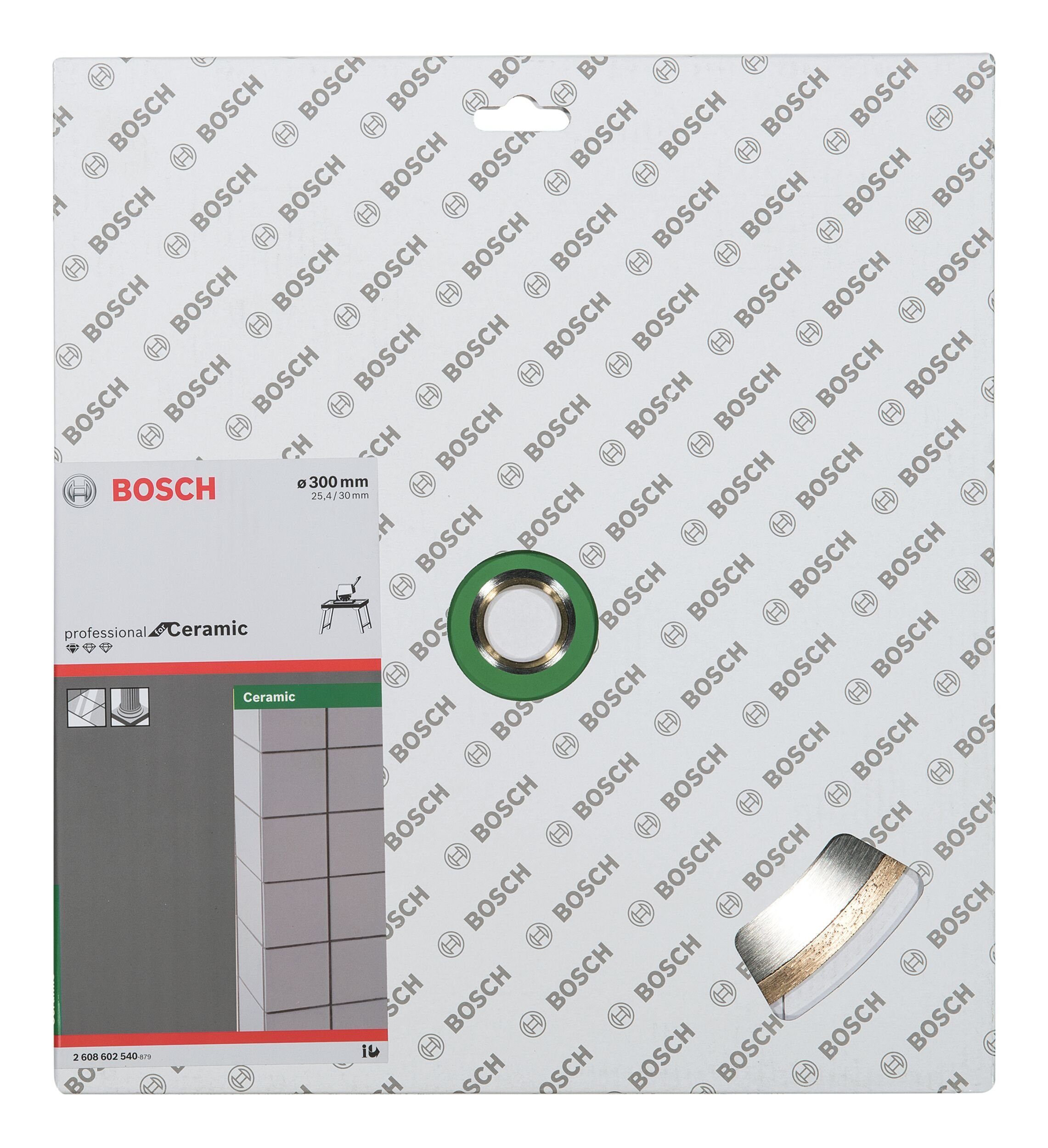 BOSCH Trennscheibe, Ø 300 Diamanttrennscheibe Ceramic x x 2 for 7 mm x 30/25,4 Standard 300 - mm