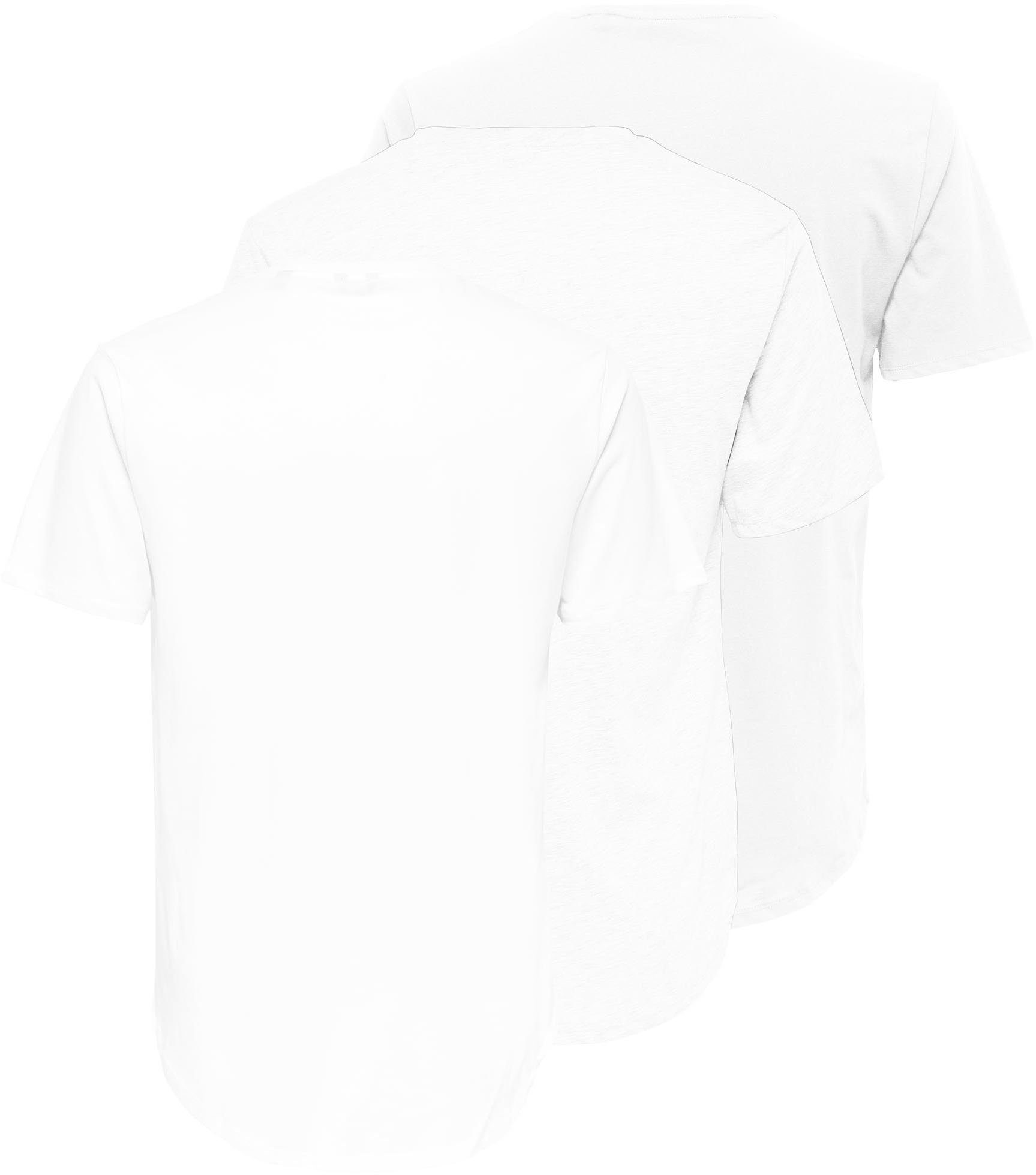 ONSMATT T-Shirt (Packung, LONGY SONS ONLY & SS weiß 3er-Pack) 3-PACK TEE