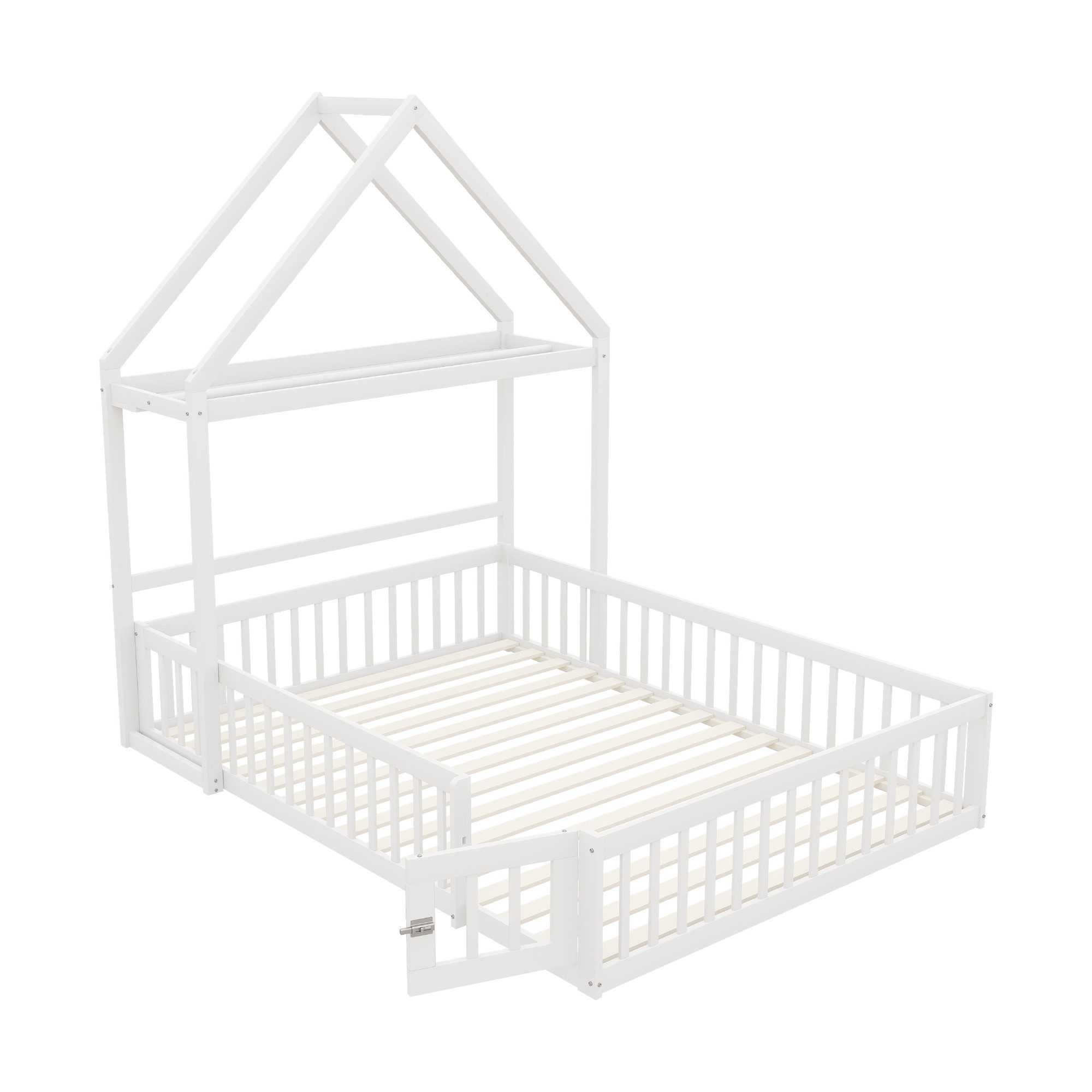 Furnishings Home Kinderbett Massivholzbett Bodenbett Einzelbett günstig online kaufen