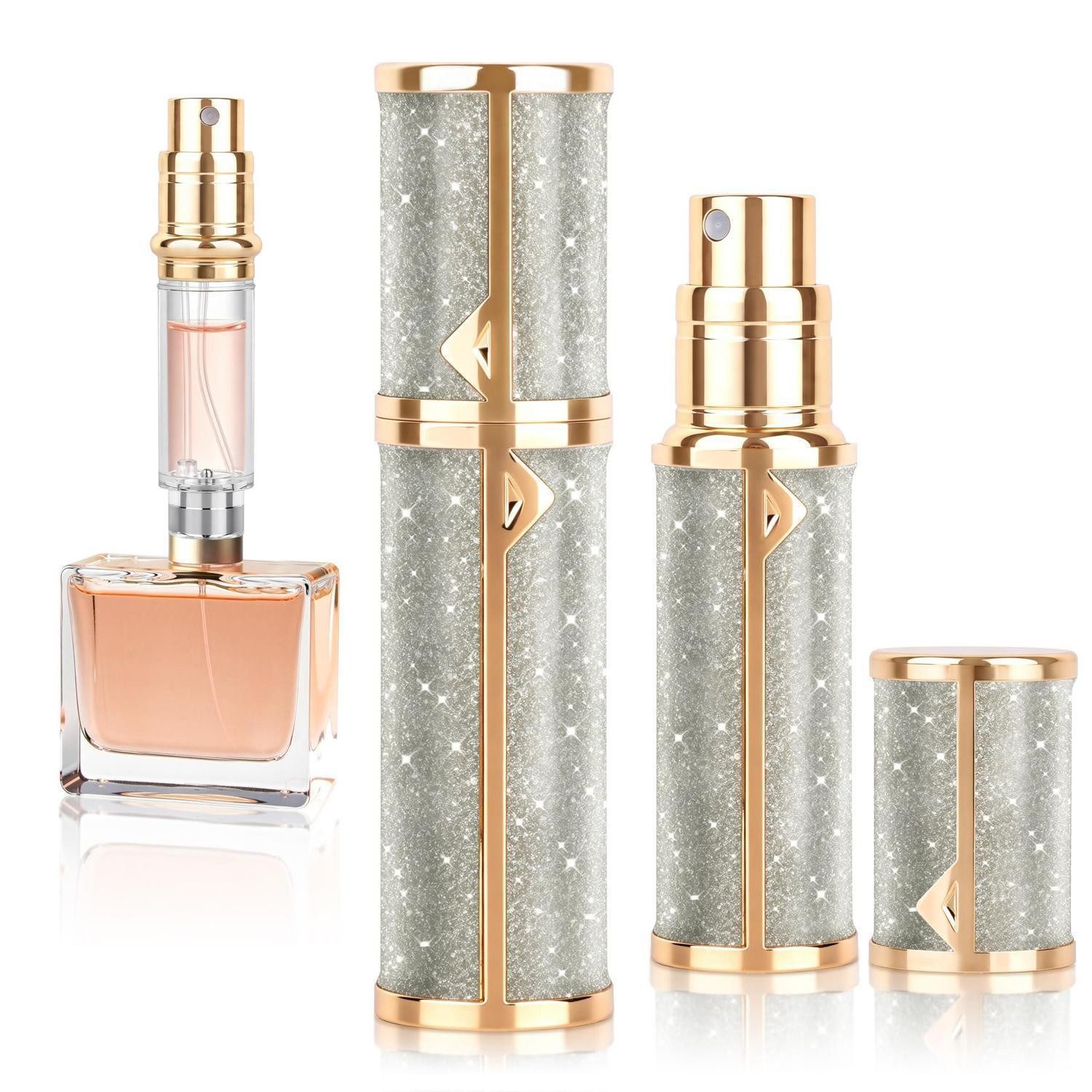 LuxusKollektion Parfümzerstäuber Parfümzerstäuber 5ml Gold nachfüllbar