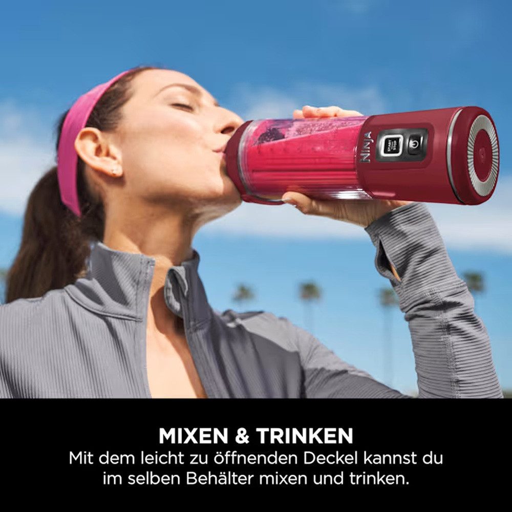 NINJA Standmixer Blast Kabelloser Blender 530 ml – Tragbarer Smoothie Maker – Bild 3 von 5