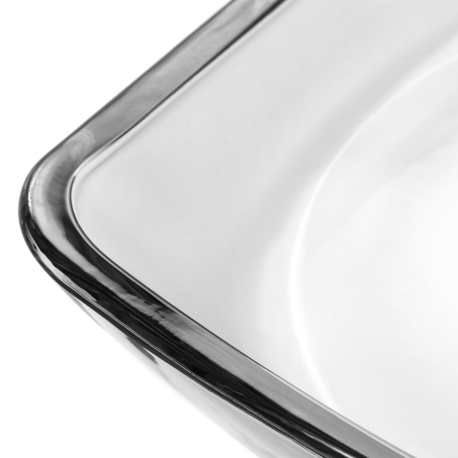 LEONARDO Schale PIAZZA, Teller ca. 20 cm, 4er-Set, Glas, (Set, 4-tlg), spülmaschinengeeignet