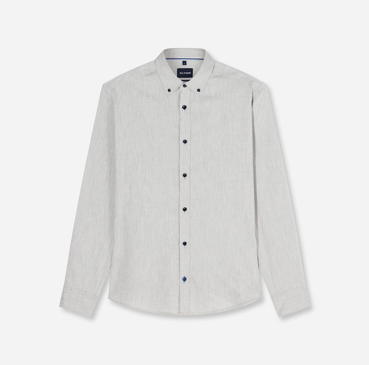OLYMP Langarmhemd Casual Button-down-Kragen, regular fit
