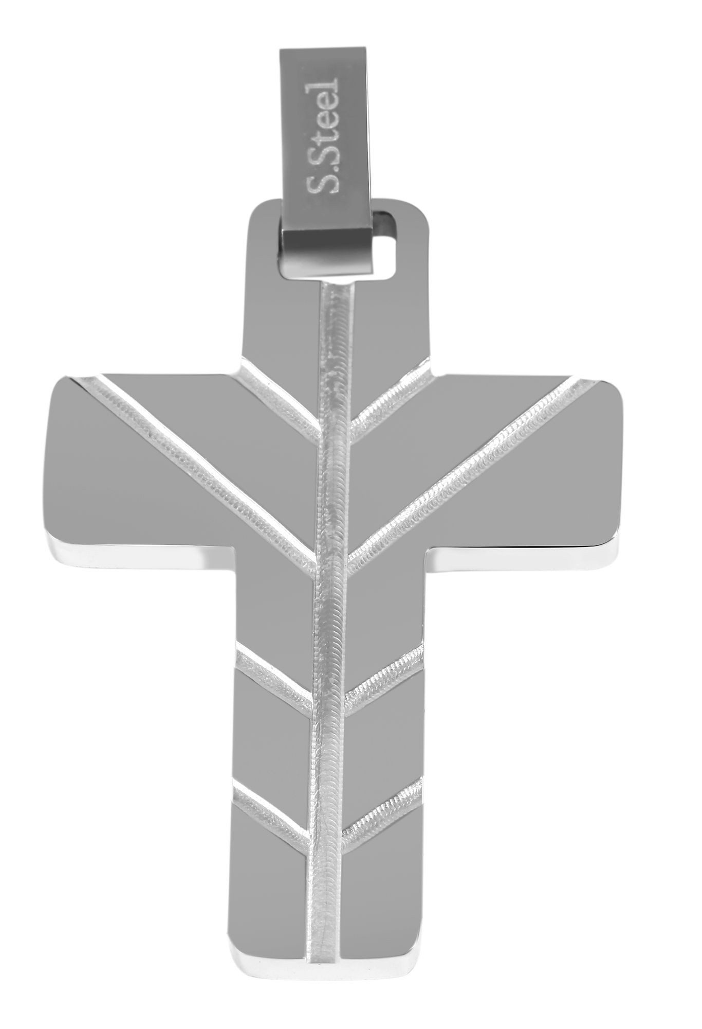 Kettenanhänger Anhänger – Kreuz Kreuzanhänger aus Edelstahl