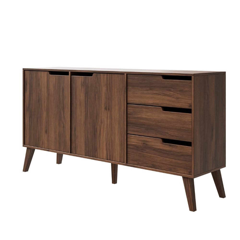 Compleo Kommode mit 3 Schubladen, Modern design, Sideboard, Breite: 160 cm