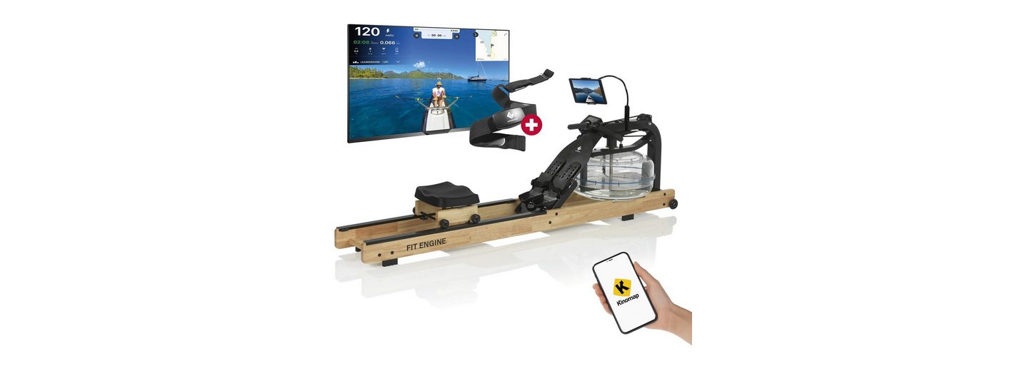 FitEngine Rudergerät »Ruderzugmaschine - Wasser-Rudergerät - Smart 210