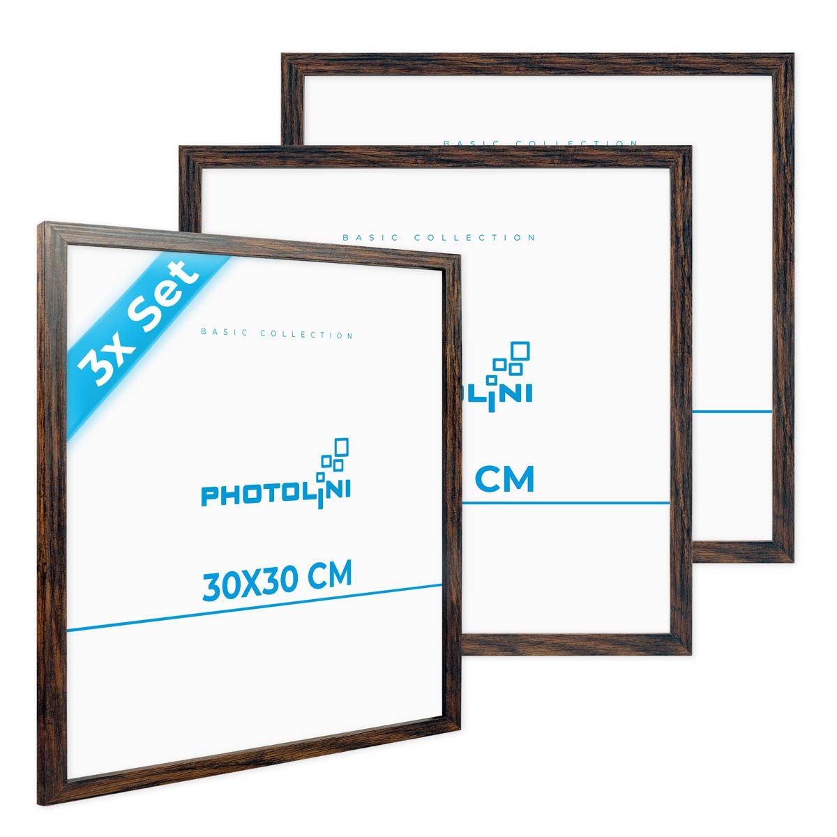 PHOTOLINI Bilderrahmen 3er Set, stabiles MDF-Holz, günstig online kaufen