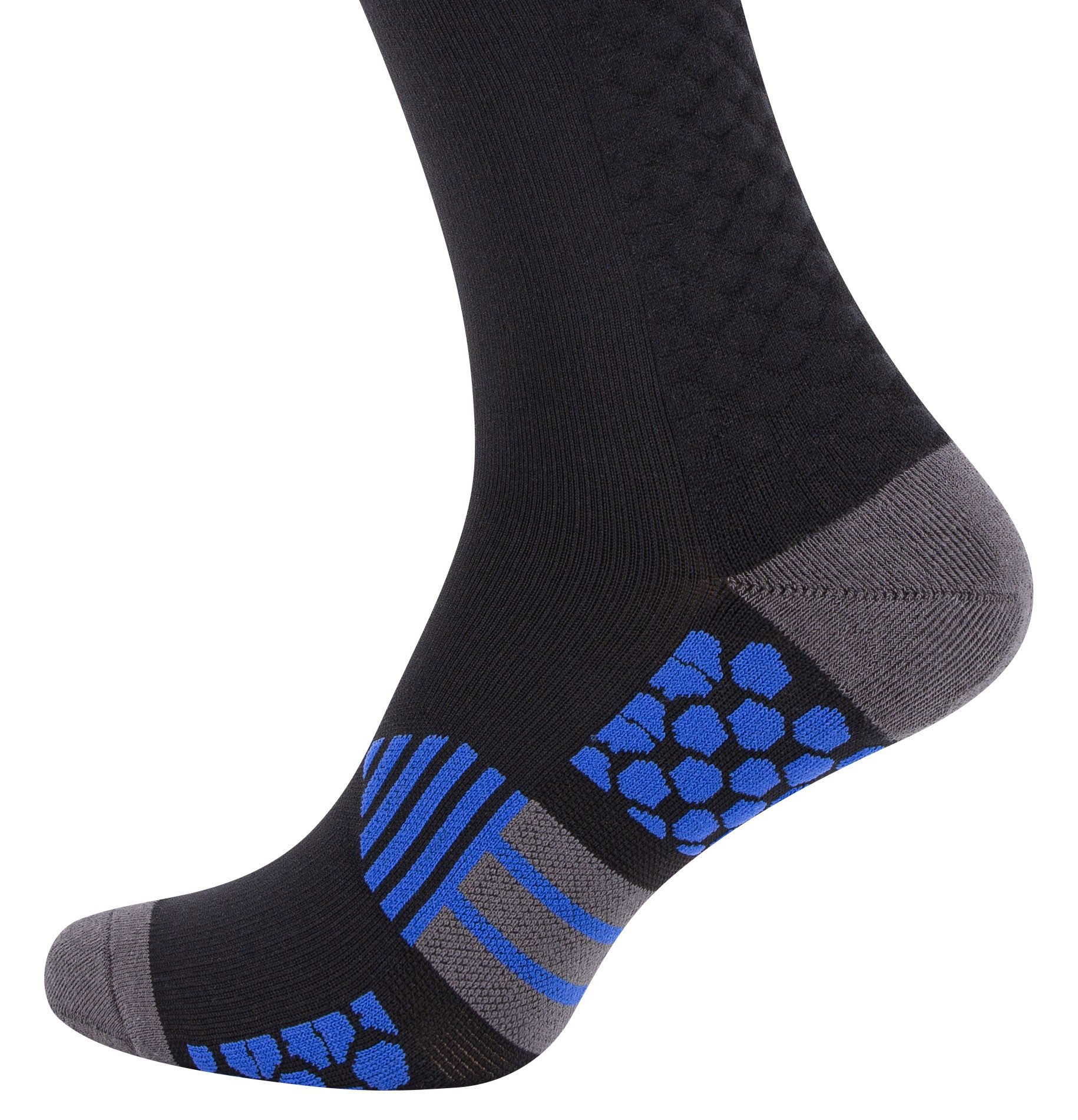 Stark Soul® Sportsocken COMPRESSoxx – Unisex Kompressions-Sportsocken Laufen, Fitness & Reisen (1 Paar) mit abgestufter Kompression und speziellen Polsterungen