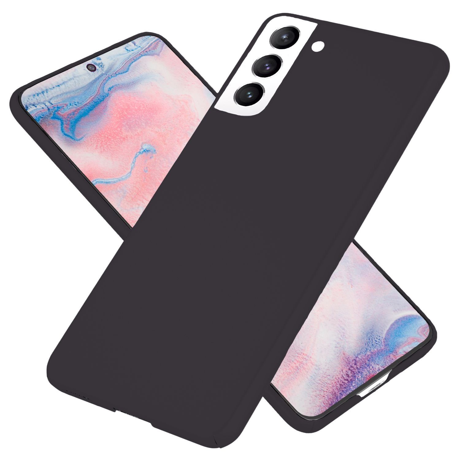 Nalia Samsung Galaxy S22 Plus, Ultra Dünne 0,5mm Hülle / Mattes Hardcase / Silk Touch / Extra Leicht