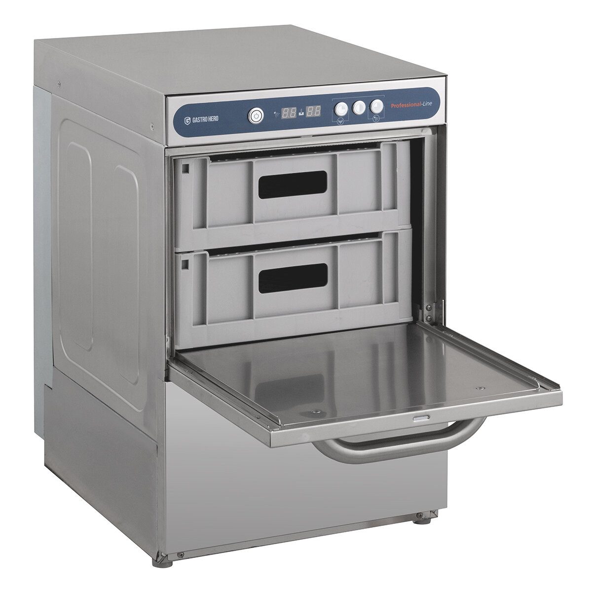 GastroHero Dönergrill Gläserspülmaschine PROFI Digital 40 SL 230V Gastro, 3050 W, mit Klarspüldosierer, mit Reinigerosierer, mit Ablaufpumpe