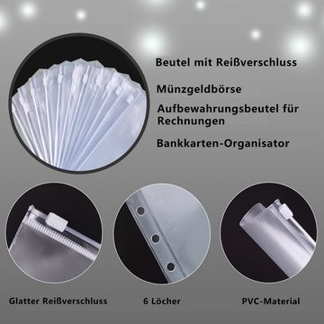 DTC GmbH Ringbuchmappe autolock Ringbuchmappe, Budgetplanungsnotizbuch, A6 Notizbuch, Haushaltsbuch