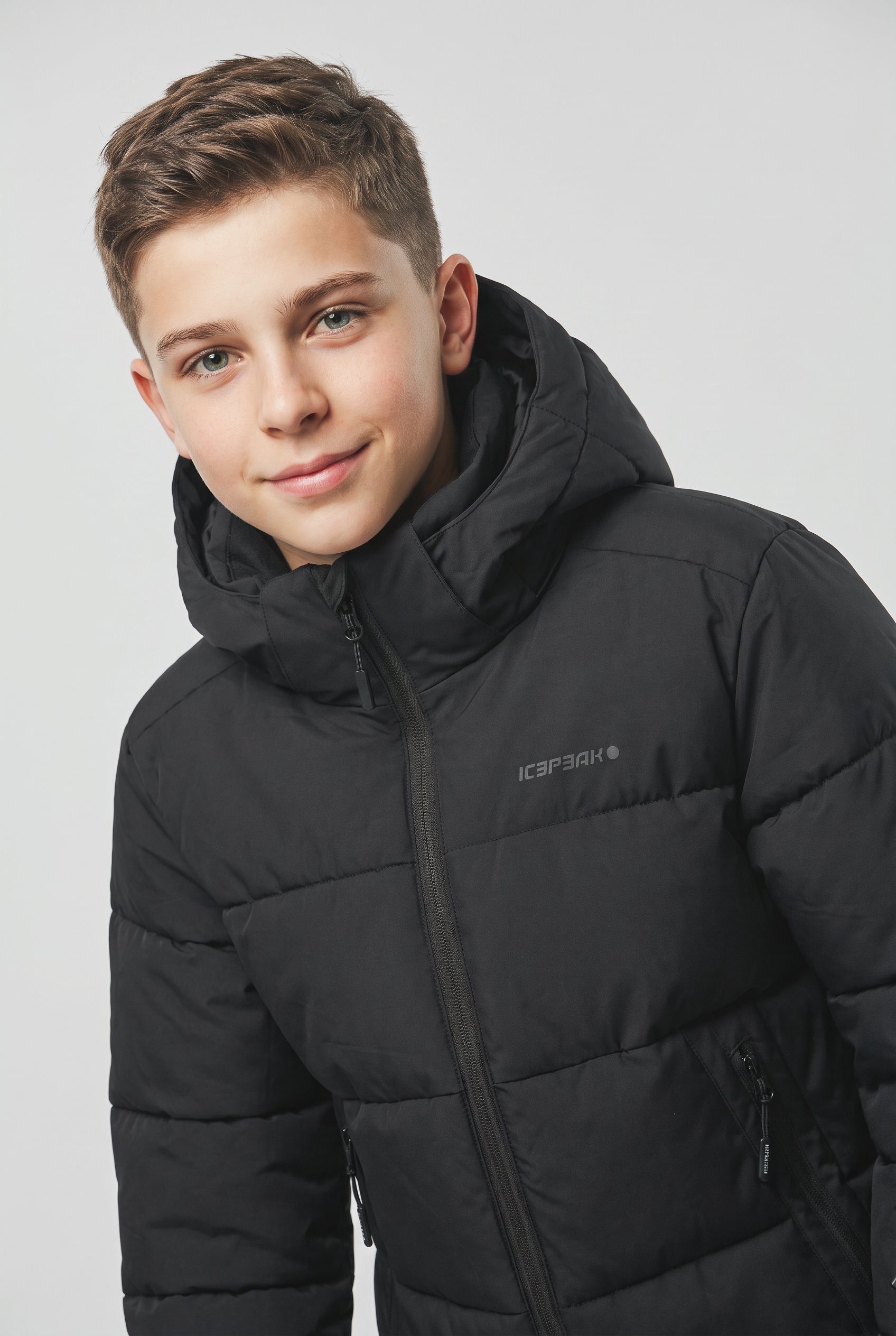 Icepeak Skijacke ICEPEAK LOUIN JR für Kinder und Jugendliche, wasserdicht, atmungsaktiv, windabweisend