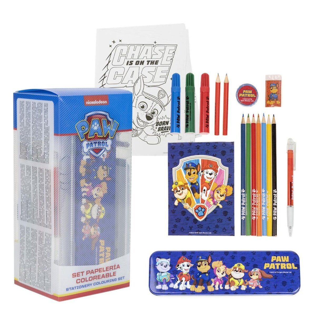 PAW PATROL Kreativset Paw Patrol Farbset für Kinder Mal- & Bastelspaß im praktischen Format