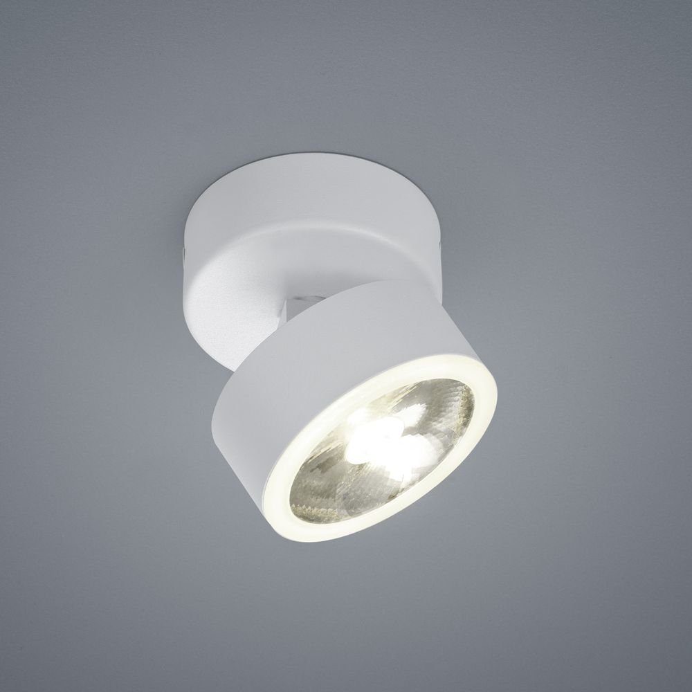 click-licht LED Deckenstrahler LED Deckenleuchte Pax in weiß-matt 1-flammig dreh- und schwenkbar, keine Angabe, Leuchtmittel enthalten: Ja, fest verbaut, LED, warmweiss, Deckenstrahler, Deckenspot, Aufbaustrahler
