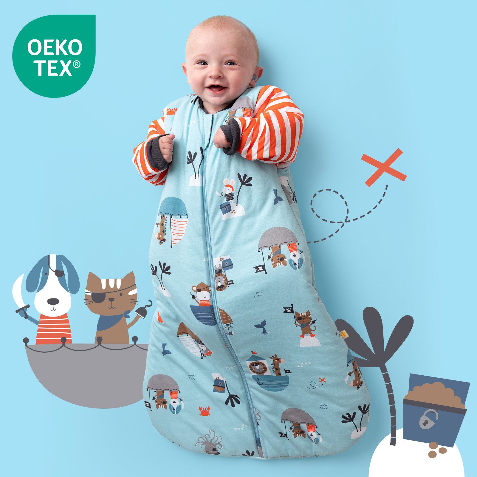 Schlummersack Kinderschlafsack Babyschlafsack, 3.5 Tog OEKO-TEX günstig online kaufen