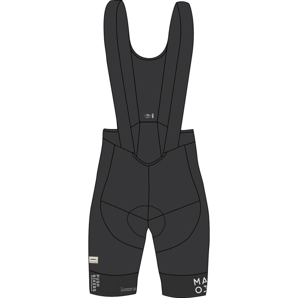Maloja Fahrradhose PushbikersM. Bib 1/2 Hochfunktionelle Bib für Radfahrer mit wärmendem Fleece und