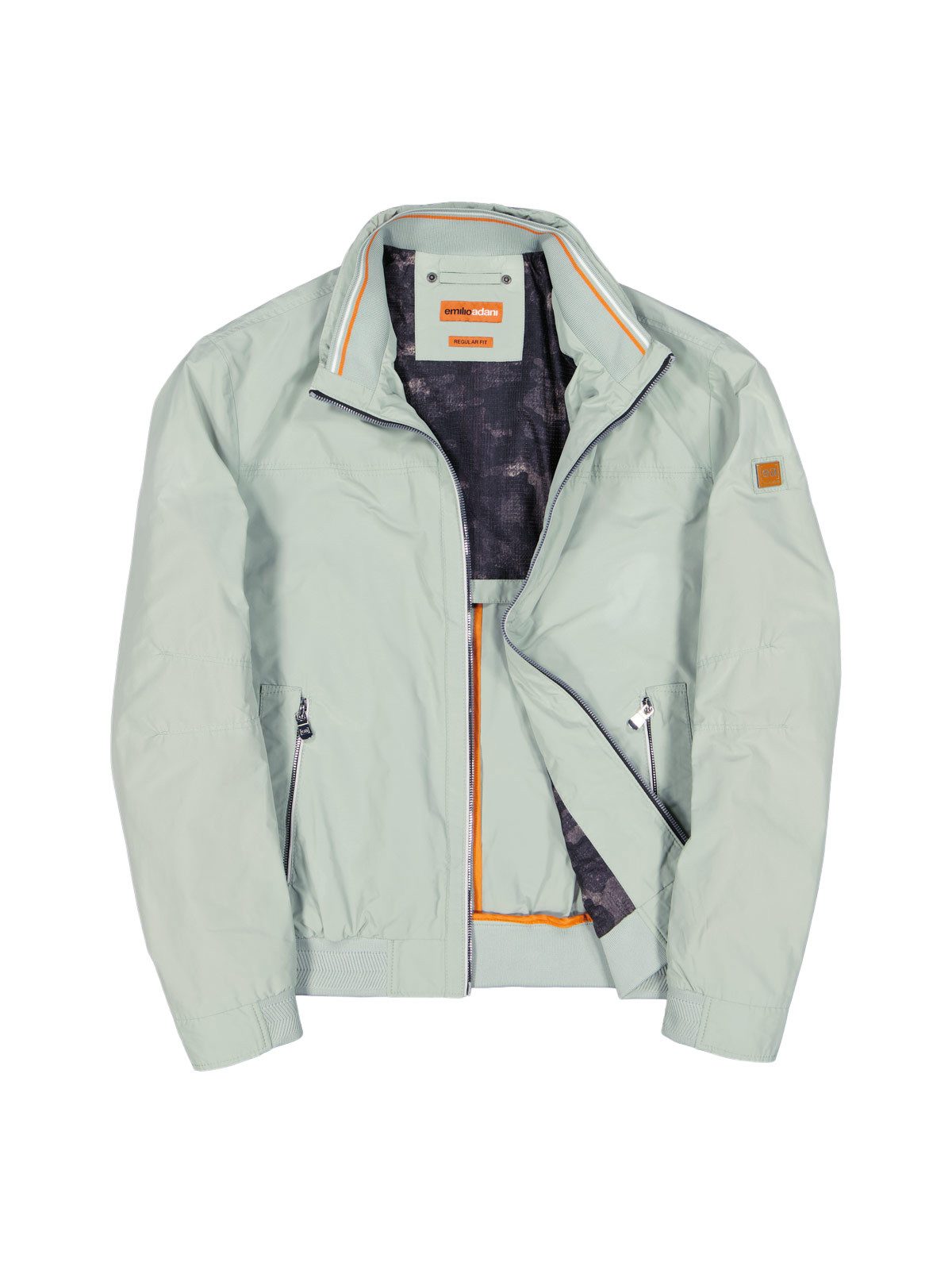 Kurzjacke Herren Wasserabweisende Funktionsjacke im Blouson-Style, Hellgruen