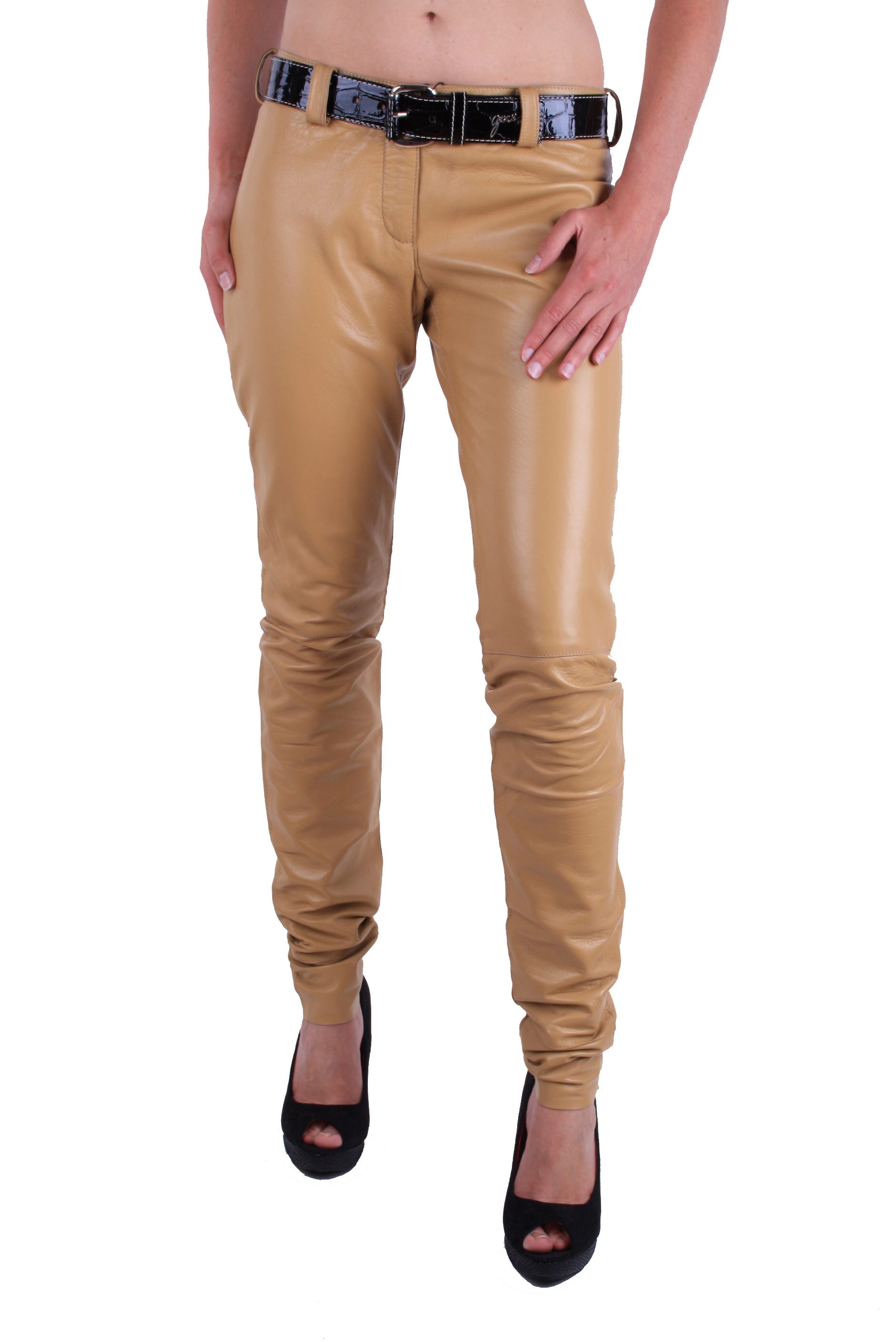 DOLCE & GABBANA Lederhose Dolce & günstig online kaufen
