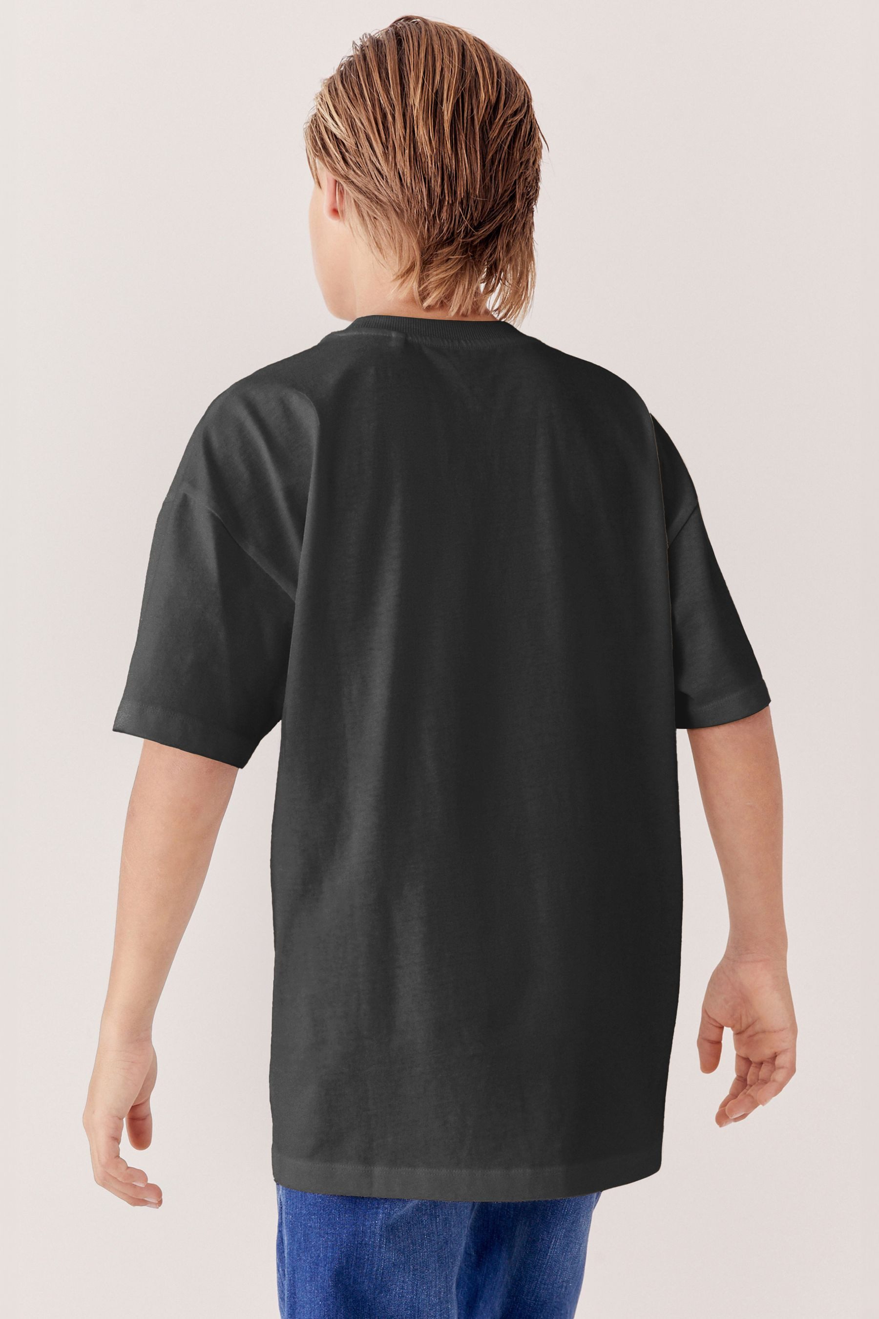 Next T-Shirt Oversize-Shirt mit kurzen Ärmeln (1-tlg) – Bild 4 von 5