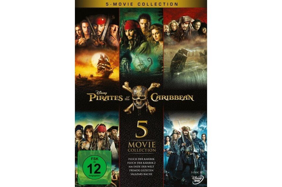 DVD Pirates of the Caribbean - 5-Movie Collection (Teil 1 - 5)