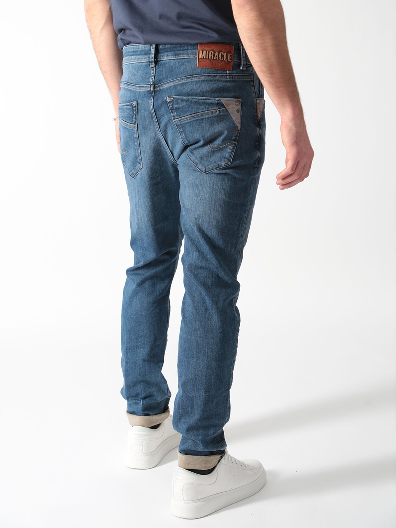 Miracle of Denim Five-Pocket-Design Ryder im Regular-fit-Jeans