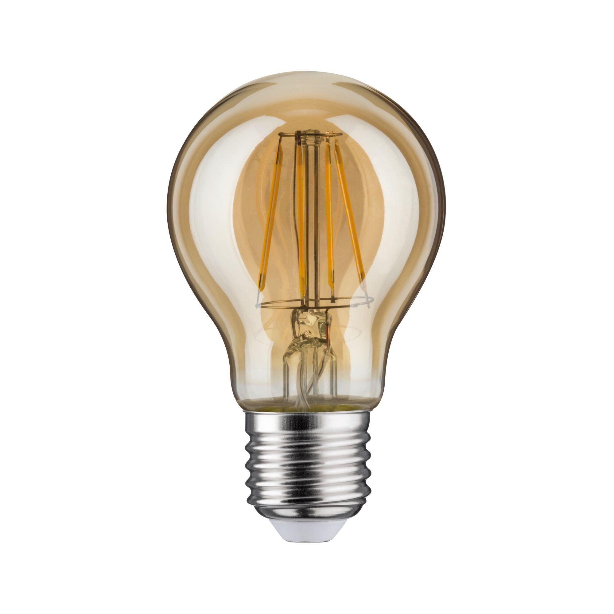 Paulmann LED-Leuchtmittel Vintage Edition Standard 230V LED Birne E27 500lm 4,7W 2500K Gold, E27, 1 St. – Bild 3 von 5