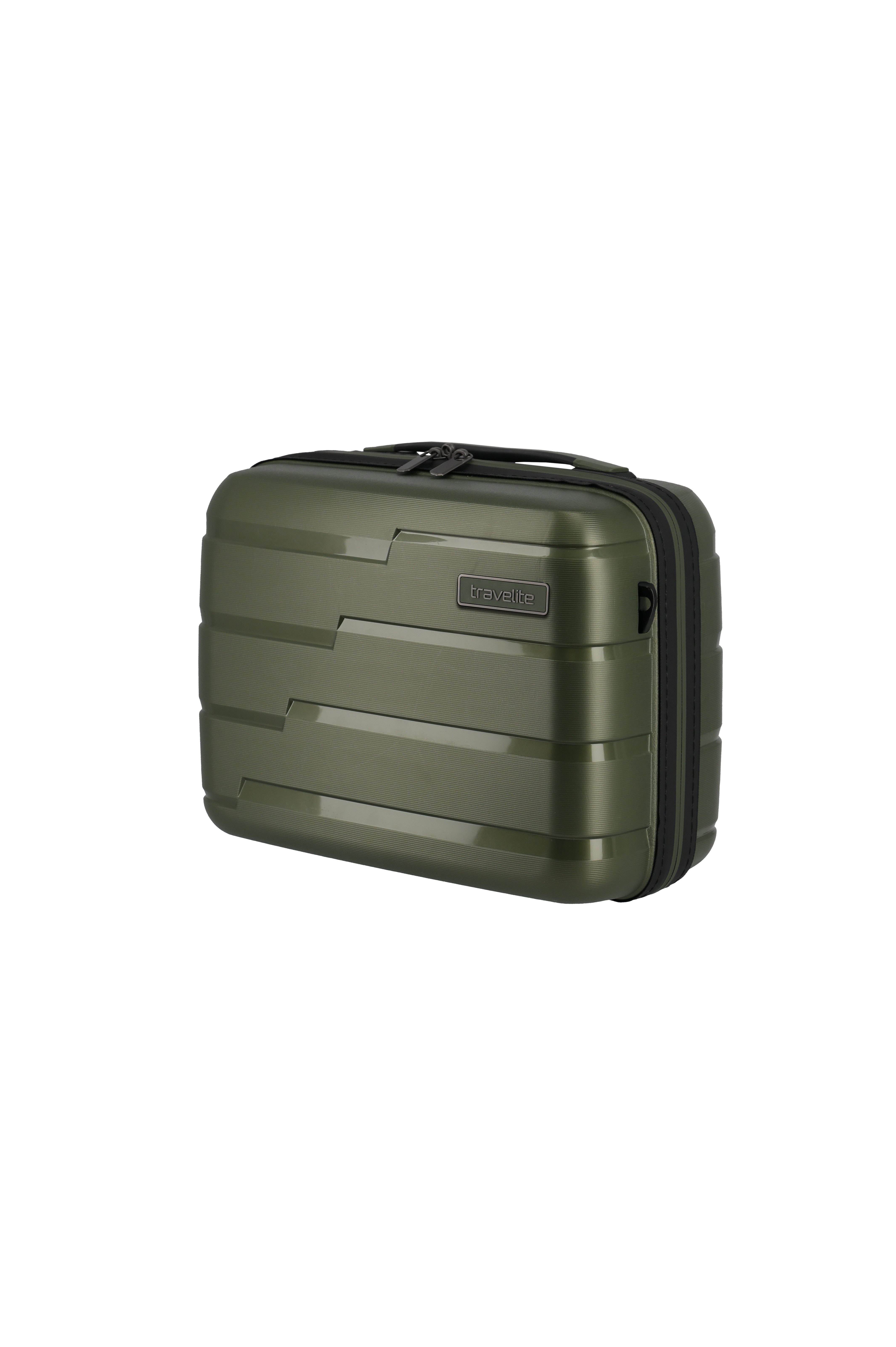 travelite Beautycase AIR BASE Kosmetikkoffer Hartschale, mit TSA-Schloss und Aufsteckfunktion – robust und leicht