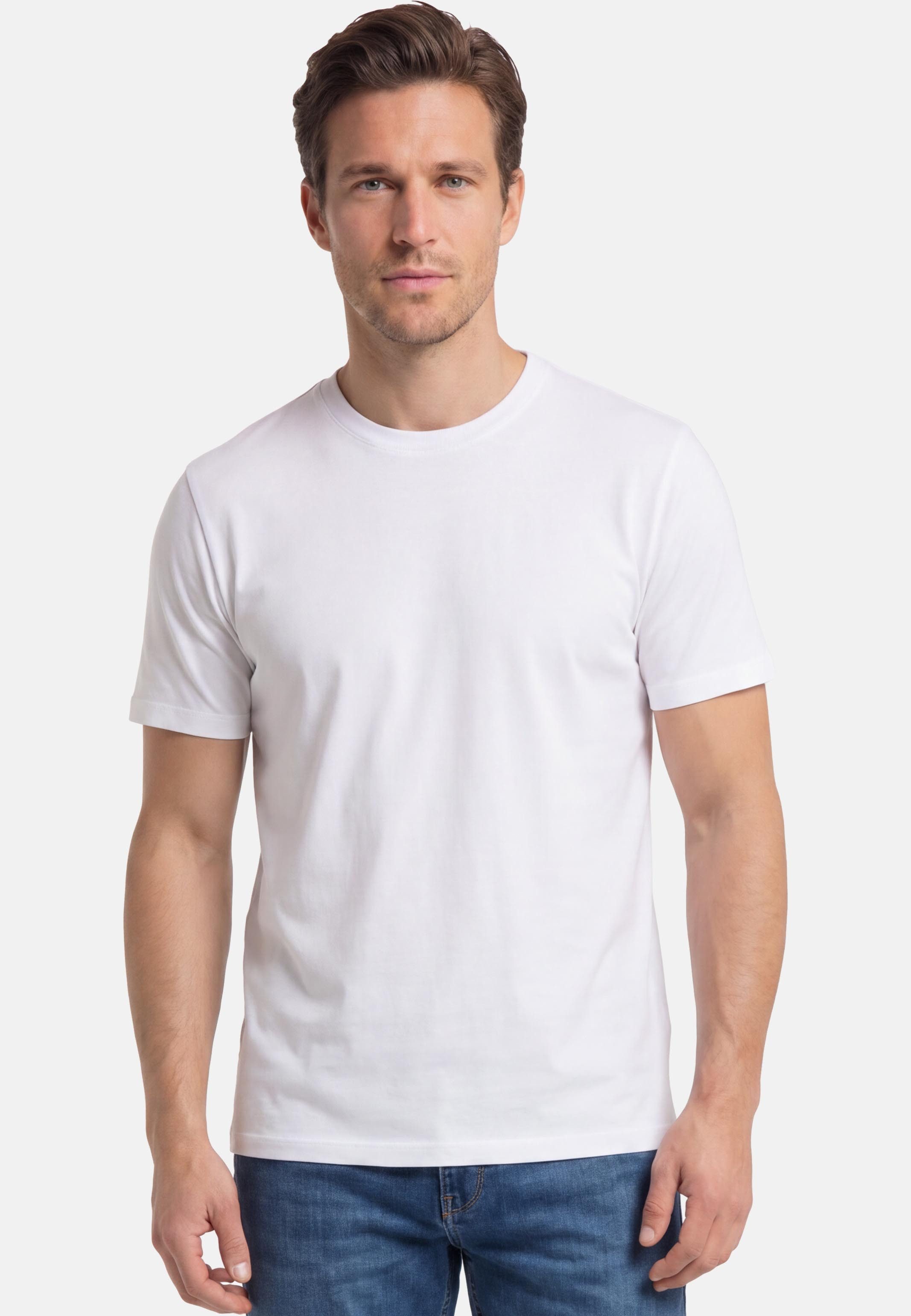 Marc O'Polo DENIM T-Shirt 3er Pack Basic (Spar-Set, 3-tlg) T-Shirt - Baumwolle - Atmungsaktiv - Weiche Baumwolle