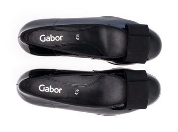 Gabor Ballerina Flats, Kitten Heel, Festliche Schuhe mit dekorativer Schleife