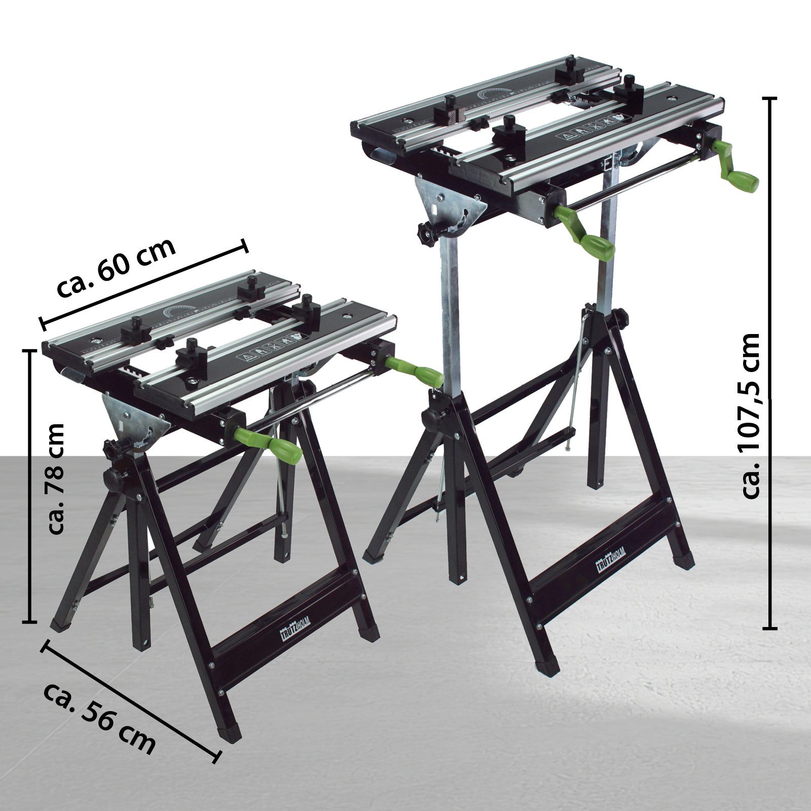 TRUTZHOLM Werkbank Werkbank klappbar höhenverstellbar 7 Stufen Werktisch Sc günstig online kaufen