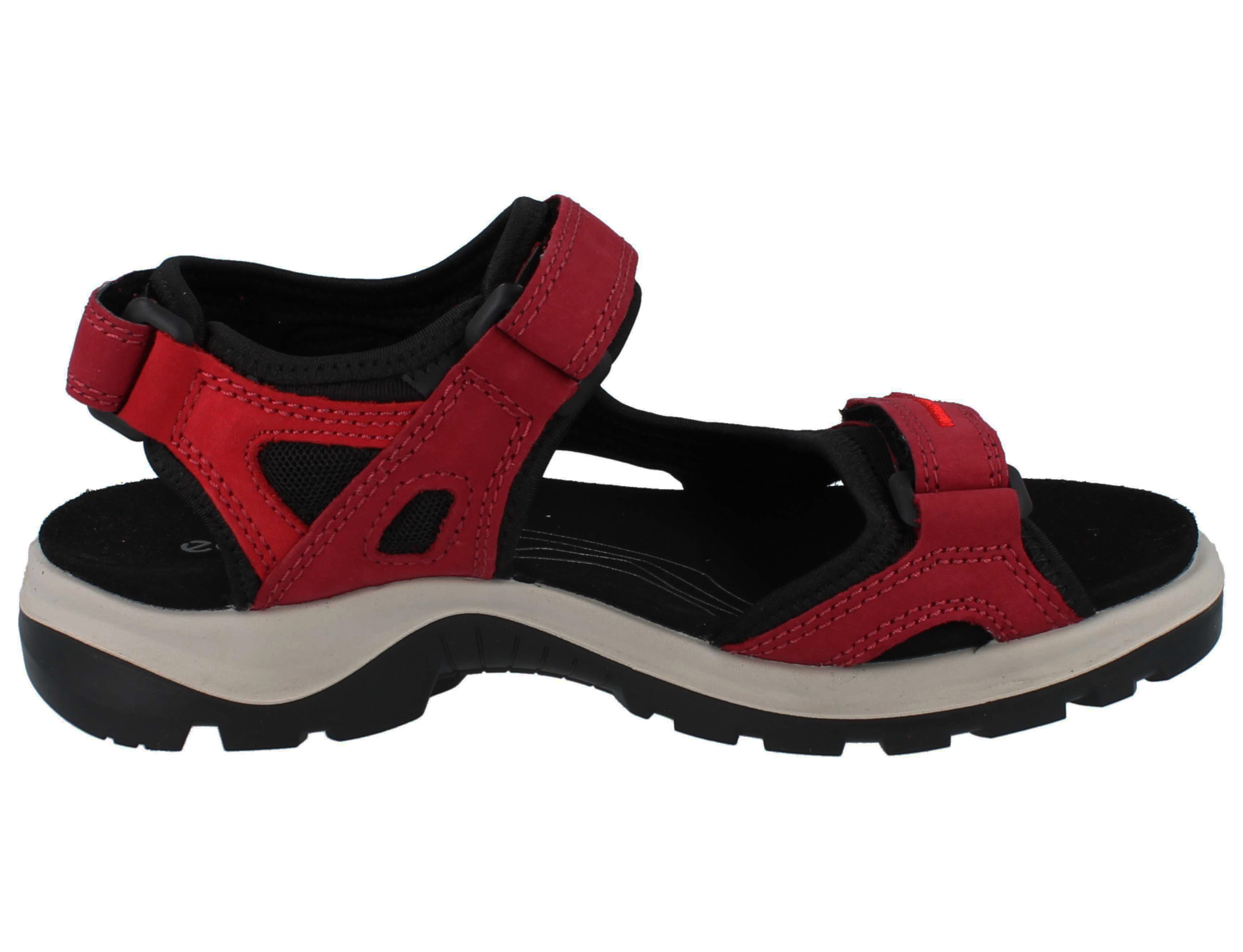 Ecco ECCO Yucatan Damen Sandale rot Nubukleder - Größe: 38 Sandale – Bild 4 von 5