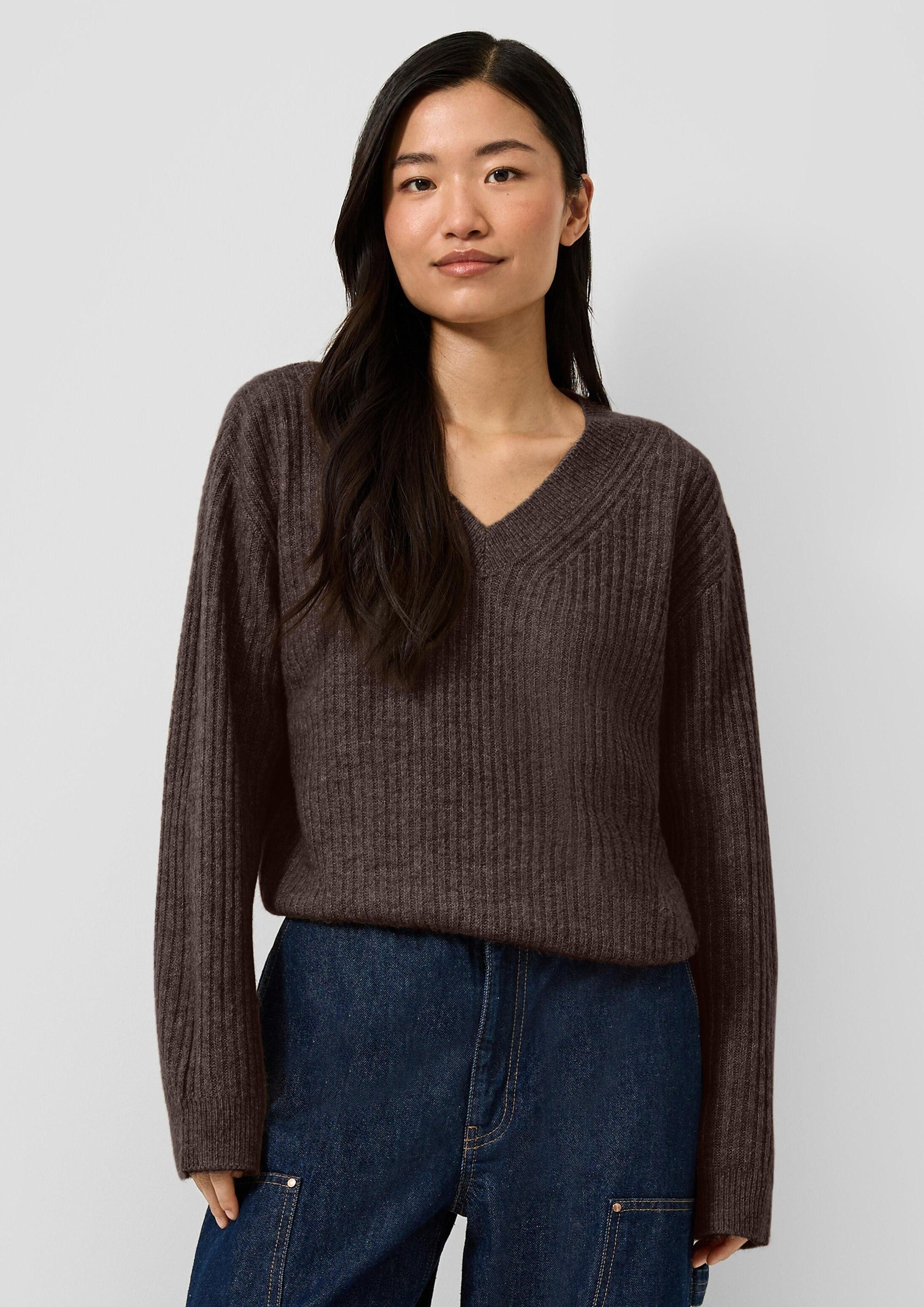 QS Longpullover Strickpullover Strickpullover