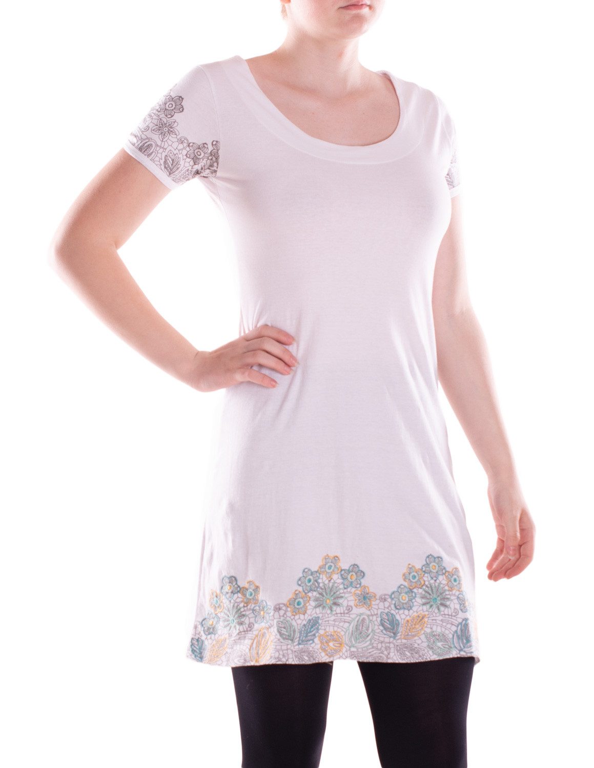 Vishes Sommerkleid Damen A-Linie Kleid Baumwolle günstig online kaufen