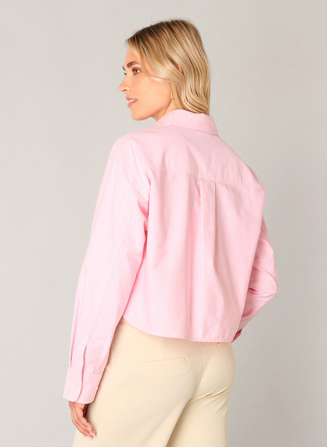 Base Level Hemdbluse Bea kurz, mit Brusttasche günstig online kaufen