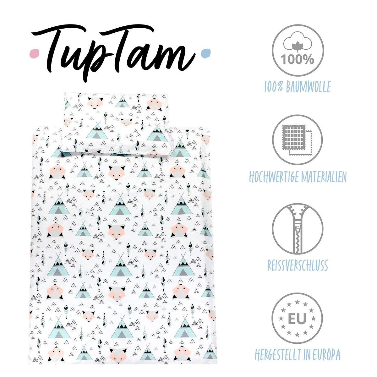 TupTam Babybettwäsche Kinder Bettwäsche Set Babybettwäsche günstig online kaufen