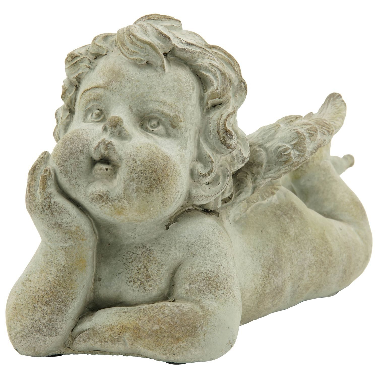 Exner GmbH Garten- & Wohnaccessoires Dekoobjekt Engel StoneArt - Zement - 29x16,5x14,5 cm