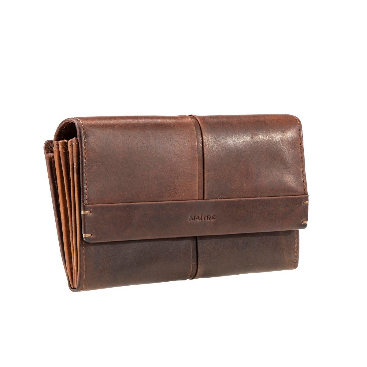 Maître Geldbörse Birkenfeld 4060001370 Diedburg Purse Lh15Fz Leder Geldbörse (1 Stück, 1-tlg., B/H/T)ca. 17,5/9,5/3 cm), RFID-Schutz