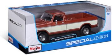 Maisto® Modellauto 31462 - Ford F150 Pick- Up ´79 (braun), Maßstab 1:18, detailliertes Modell
