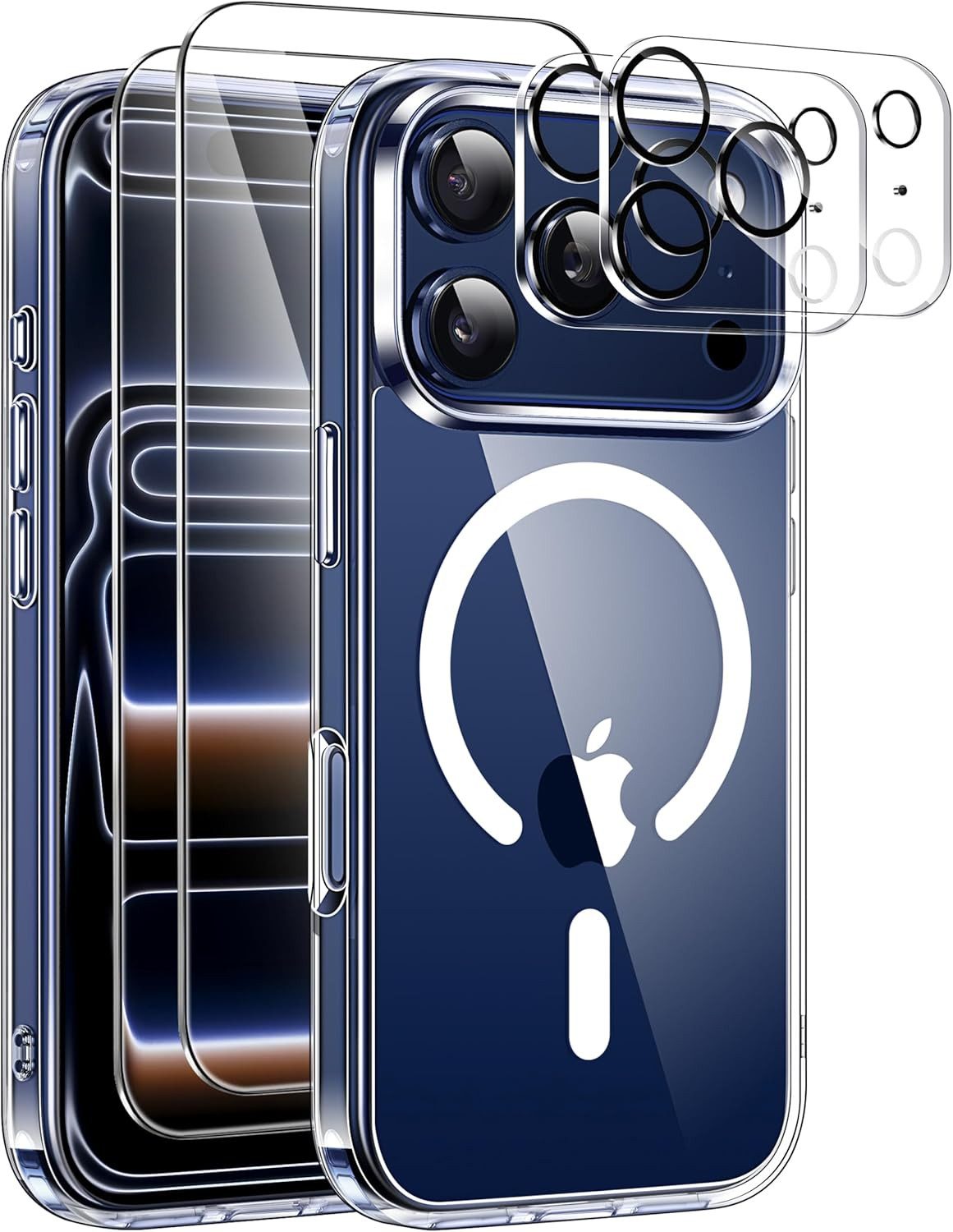 MSM Handyhülle 5in1 Schutzglas (Display + Kamera) für iPhone 17 Pro Air Max 9H