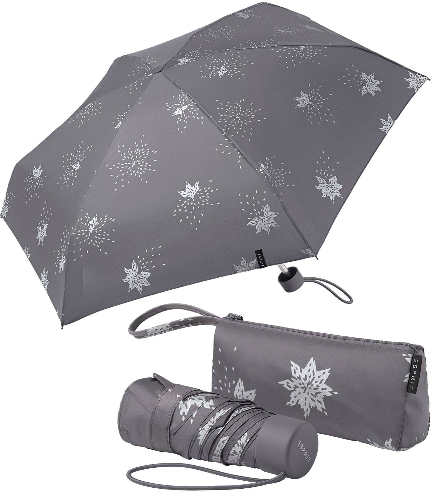 Esprit Stockregenschirm Mini-Schirm im praktischen, kleinen Täschchen, Bits günstig online kaufen