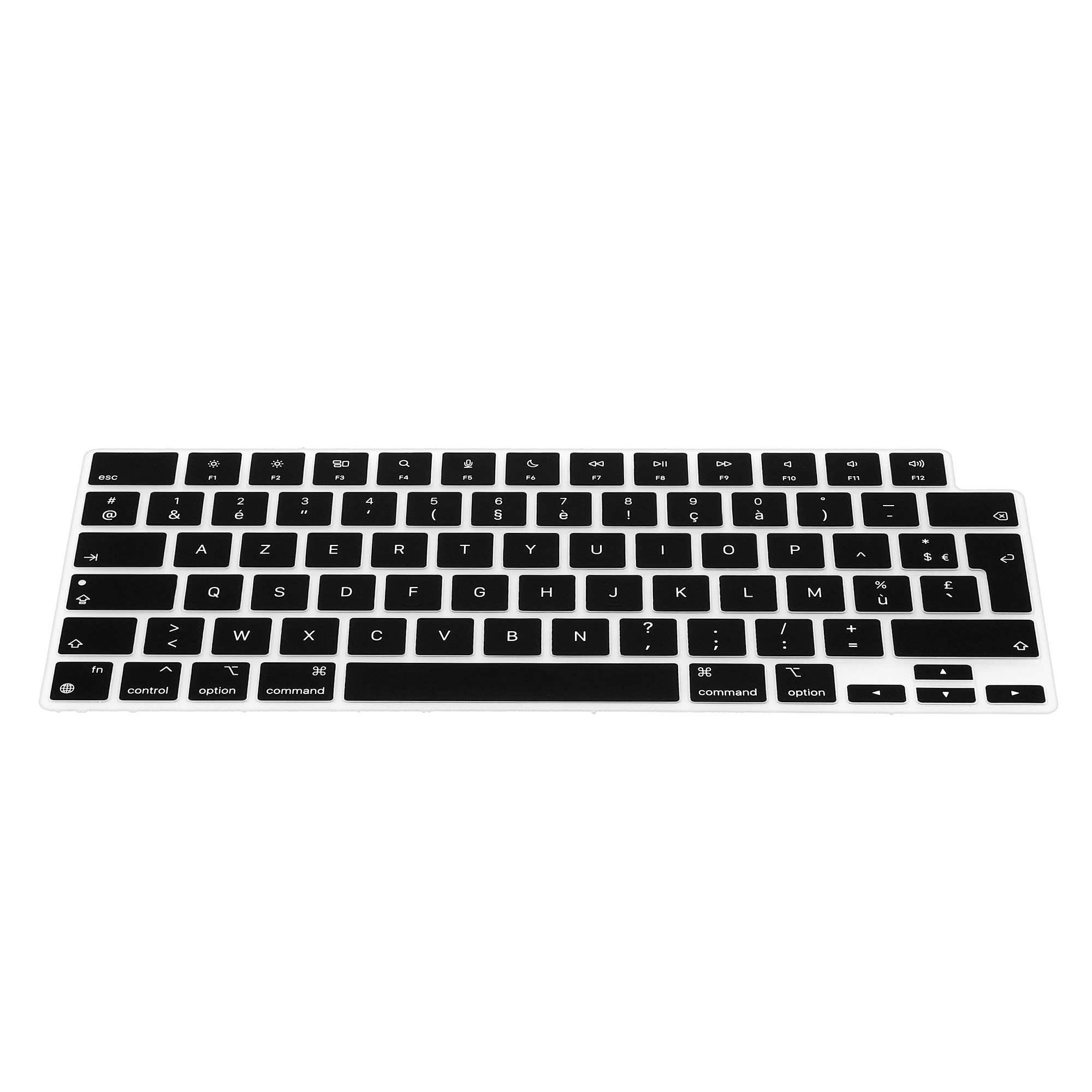 kwmobile Aufbewahrungstasche Tastaturschutz für Apple MacBook Pro 16"  (2021) A2485, AZERTY (Frankreich, Belgien) Silikon Laptop Abdeckung