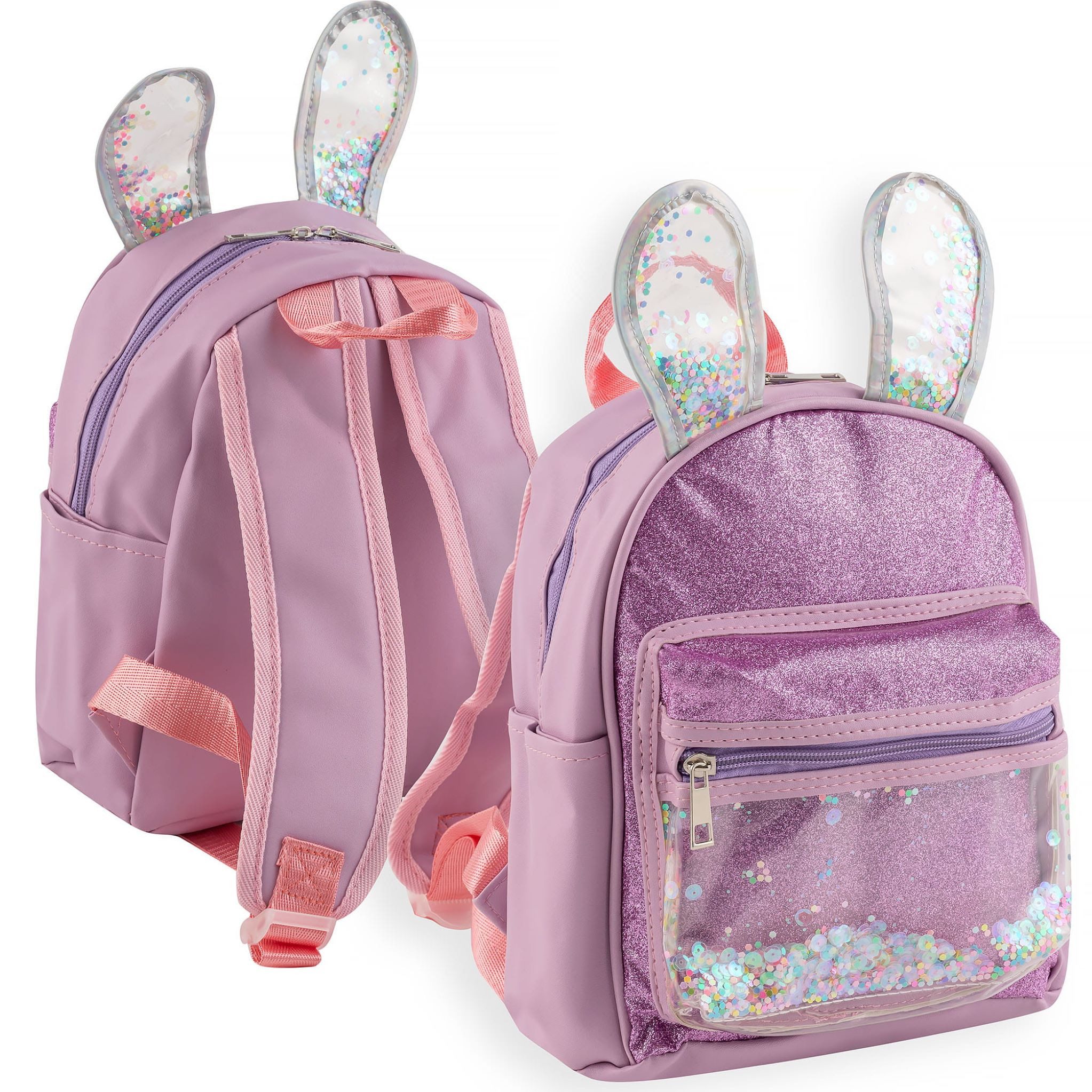 Festivalartikel Kinderrucksack Kindergarten Ein-Fach-Rucksack, Hasenrucksack mit Ohren – Bild 2 von 5